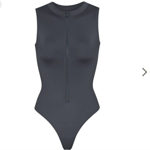 Skims NWT one piece zip up bathing suit - Picture 3 of 9